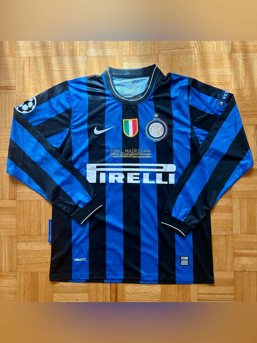 Inter Milan UCL Final Zanetti Jersey